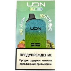 Электронная сигарета UDN BAR 10000 Kiwi Passion Fruit Guava (УДН Бар Киви Маракуйя Гуава)